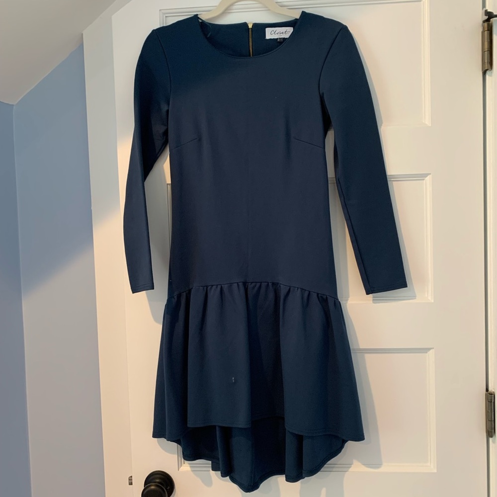 Closet London Navy/Blue Dress